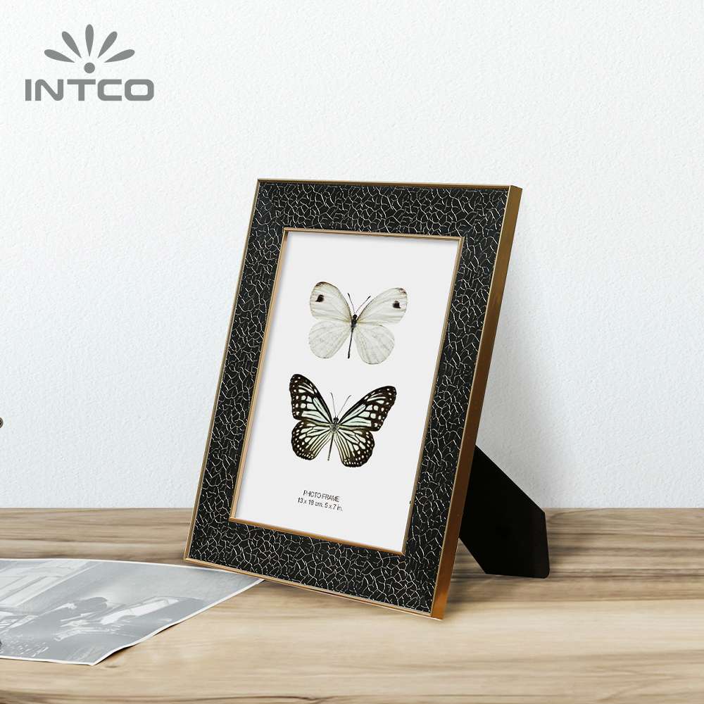 Intco black picture frames come in multiple sizes